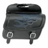 Saddlemen Highwayman Tattoo Blue Stitch Large Throwover Saddlebags -Luggage Mounting Components Sales 100 2961 A V1