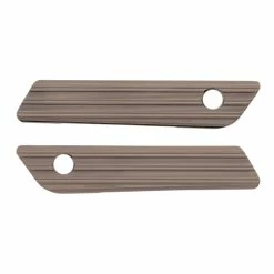 Arlen Ness 10-Gauge Saddlebag Titanium Latch Covers