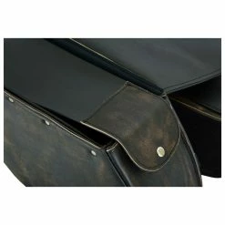 Dream Apparel Saddlebag & Accessory Brown Leather Concealed Carry Saddlebag With Flame -Luggage Mounting Components Sales 10146888 M V6