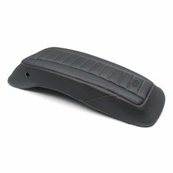 Mustang Deluxe Saddlebag Lid Cover American Beauty Red Stitching