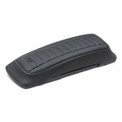 Mustang Deluxe Saddlebag Lid Cover Gun Metal Gray Stitching