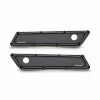 Arlen Ness Beveled Black Saddlebag Latch Cover