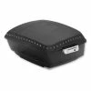 Mustang Black Pearl Center Studded King TourPak Lid Cover