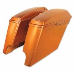 HogWorkz Amber Whiskey 4″ Extended Saddlebags