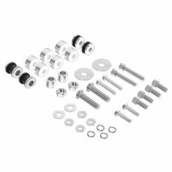 HogWorkz Chrome Rear Docking Hardware Kit -Luggage Mounting Components Sales 130 4097 E V1