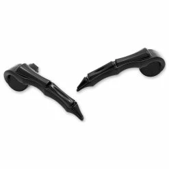 Kuryakyn Zombie Gloss Black Saddlebag Latch Handles