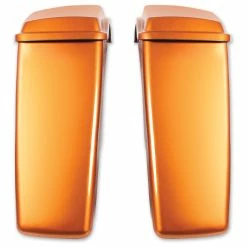 HogWorkz Dual Blocked Extended 4" Stretched Saddlebags Amber Whiskey -Luggage Mounting Components Sales 166 6719 C V1