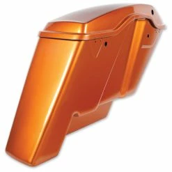 HogWorkz Dual Blocked Extended 4" Stretched Saddlebags Amber Whiskey -Luggage Mounting Components Sales 166 6719 D V1