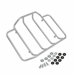 Show Chrome Accessories Chrome Deluxe Tour-Pak Luggage Rack