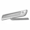 Accutronix Chrome Knurled Saddlebag Latch Inserts -Luggage Mounting Components Sales 206 926 A V1