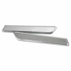 Klock Werks Chrome Smooth Saddlebag Hinge Inserts