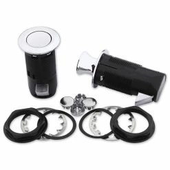 EGlide Goodies Chrome Flush Mount Police Saddlebag Latch