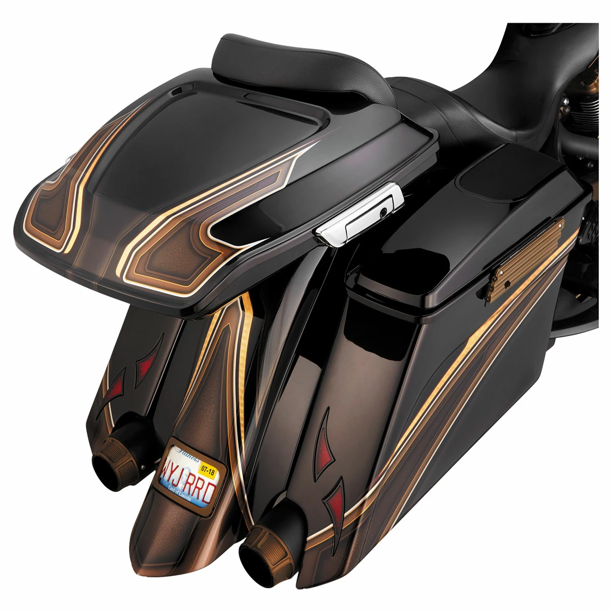 Arlen Ness Tour Pack Black 5 Arlen Ness Tour Pack Black - Image 3