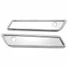 Pro-One Chrome Smooth Saddlebag Latch Cover -Luggage Mounting Components Sales 280 2395 A V1