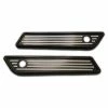 Pro-One Black Ball Milled Saddlebag Latch Cover -Luggage Mounting Components Sales 280 2398 A V1