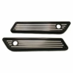 Pro-One Black Ball Milled Saddlebag Latch Cover