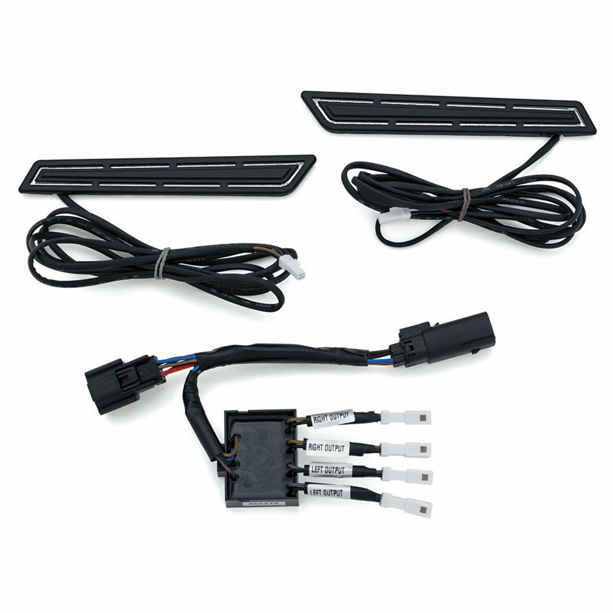 Kuryakyn LED Saddlebag Hinge Black Accent 3 Kuryakyn LED Saddlebag Hinge Black Accent