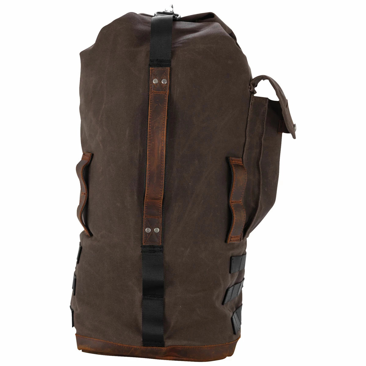 Burly Brand Voyager Dark Oak Sissy Bar Backpack 5 Burly Brand Voyager Dark Oak Sissy Bar Backpack - Image 3