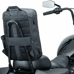 Kuryakyn Momentum Runaway Black Backpack -Luggage Mounting Components Sales 510 1807 H V3