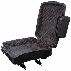 HogWorkz Black Chopped Tour Pack Liner With Red Stitching