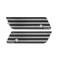 Arlen Ness 10-Gauge Saddlebag Gold Latch Covers