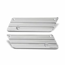 Arlen Ness 10-Gauge Saddlebag Chrome Latch Covers