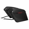 HogWorkz Stretched Saddlebag Conversion Kit With Black Brackets -Luggage Mounting Components Sales 630 3419 A V3