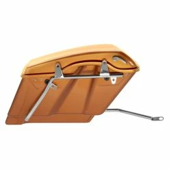 HogWorkz Stretched Saddlebag Conversion Kit With Chrome Brackets -Luggage Mounting Components Sales 630 3422 C V3