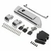 HogWorkz Chrome Tour Pack Hinges And Latch Kit -Luggage Mounting Components Sales 630 3542 A V3