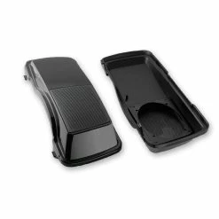 HogWorkz Saddlebag Speaker Lids Vivid Black -Luggage Mounting Components Sales 753 310 C V1