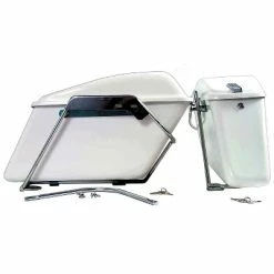 V-Twin Manufacturing Fiberglass Saddlebag Set