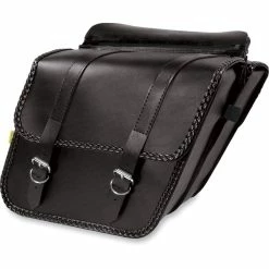 Willie And Max Willie & Max Braided Collection Compact Slant Saddlebags