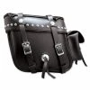 Leatherworks Inc. Leatherworks, Inc. Deluxe Box Top Studded Saddlebags