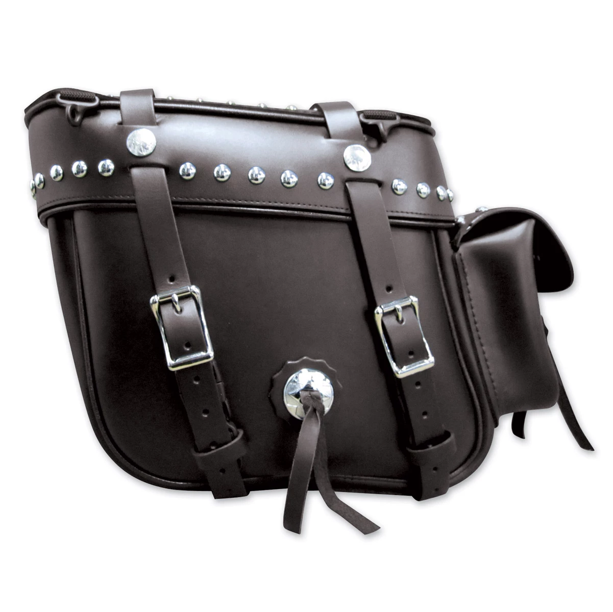 Leatherworks Inc. Leatherworks, Inc. Deluxe Box Top Studded Saddlebags 3 Leatherworks Inc. Leatherworks, Inc. Deluxe Box Top Studded Saddlebags