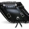 Leatherworks Inc. Leatherworks, Inc. Wide Angle Box Top Studded Saddlebags -Luggage Mounting Components Sales 831 351 A V1