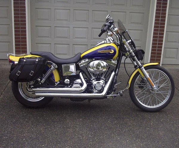 Leatherworks Inc. Leatherworks, Inc. Wide Angle Box Top Saddlebags 4 Leatherworks Inc. Leatherworks, Inc. Wide Angle Box Top Saddlebags - Image 2