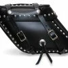 Leatherworks Inc. Leatherworks, Inc. Wide Angle Box Top Studded Saddlebags -Luggage Mounting Components Sales 831 358 A V1