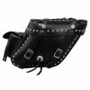 Leatherworks Inc. Leatherworks, Inc. Wide Angle Box Top Studded Saddlebags With Rear Pockets -Luggage Mounting Components Sales 831 361 A V4