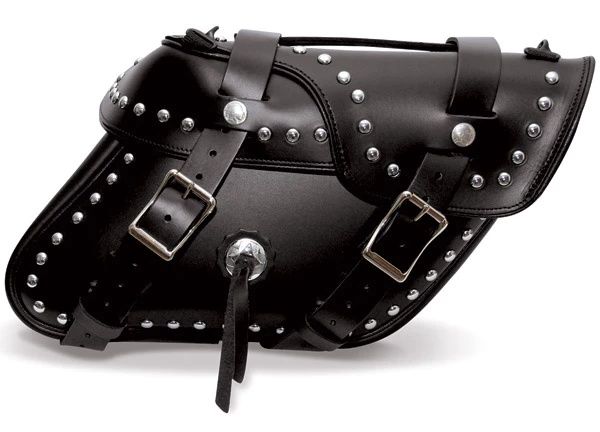 Leatherworks Inc. Leatherworks, Inc. Angle Split Lid Box Studded Saddlebags 3 Leatherworks Inc. Leatherworks, Inc. Angle Split Lid Box Studded Saddlebags