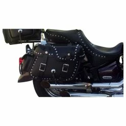 Leatherworks Inc. Leatherworks, Inc. Angle Split Lid Box Studded Saddlebags -Luggage Mounting Components Sales 831 370 D V3