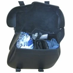 Leatherworks Inc. Leatherworks, Inc. Angle Split Lid Box Basket Weave Saddlebags -Luggage Mounting Components Sales 831 371 D V3