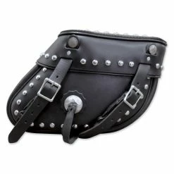 Leatherworks Inc. Leatherworks, Inc. Slanted Studded Saddlebags