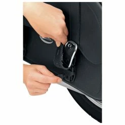 Saddlemen Highwayman Tattoo Red Stitch Medium Throwover Saddlebags -Luggage Mounting Components Sales 831 578 C V3