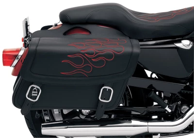 Saddlemen Highwayman Tattoo Red Stitch Jumbo Throwover Saddlebags 3 Saddlemen Highwayman Tattoo Red Stitch Jumbo Throwover Saddlebags