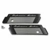 Performance Machine Contrast Cut Fluted Saddlebag Latch Cover -Luggage Mounting Components Sales 831 688 A V4