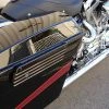 Joker Machine Finned Black Saddlebag Latch Covers -Luggage Mounting Components Sales 840 367 A V1