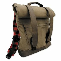 Burly Brand Voyager Waxed Canvas Back Pack