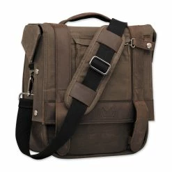 Burly Brand Voyager Waxed Canvas Single Saddlebag -Luggage Mounting Components Sales 900 992 D V1
