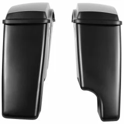 HogWorkz 4″ Denim Black Extended Saddlebags With Single Cut Out -Luggage Mounting Components Sales 903 728 C V1