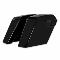 HogWorkz 4″ Vivid Black Extended Saddlebags With No Cut Out